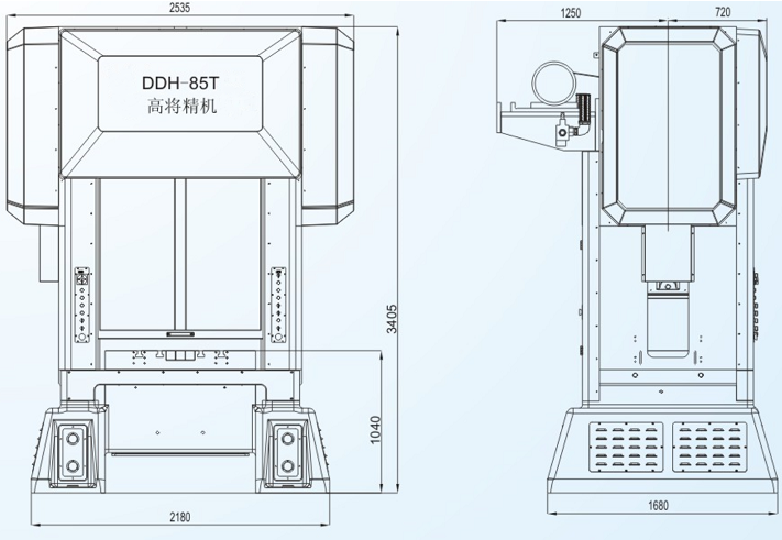 DDH-85T閉式雙點高速精密沖床 DDH-85T閉式雙點高速精密沖床